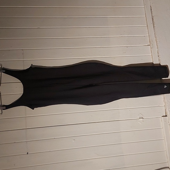 TnAction Bodyline Jumpsuit/ Black/ Sz S/Scoop neckline/ Bodysuit/Bodycon - Picture 2 of 7